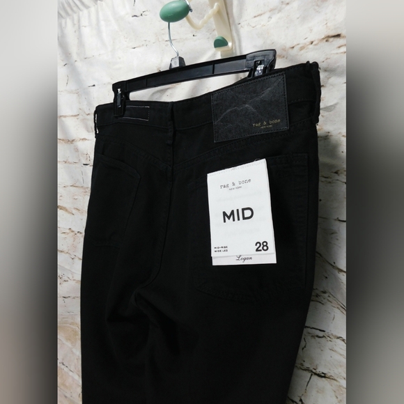 NWT Featherweight Logan Wide-Leg Mid-Rise Jean Size 28 by Rag and Bone - Picture 11 of 13